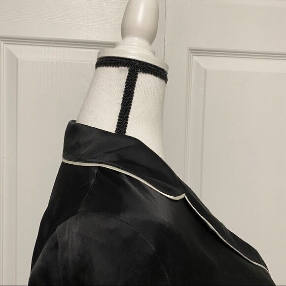 Cotton Candy LA XS Black button down pajama top - Picture 6 of 13
